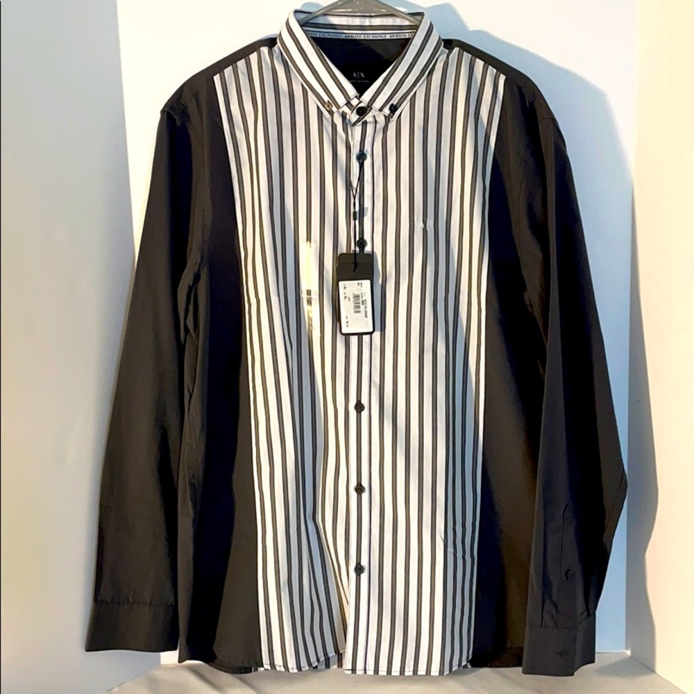 NWT Armani Exchange Button Down Dress Shirt S: XL